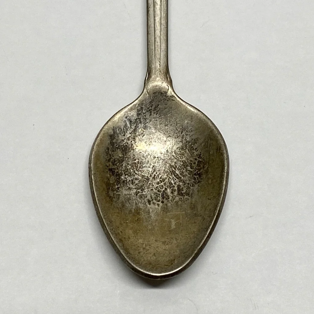 Vintage Edmonton‎ Canada 2000 Souvenir Spoon Silver Tone Travel Memorabilia GGG